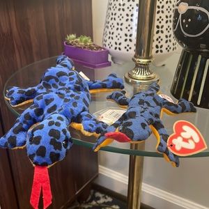 TY beanie babies Lizzy & Lizz